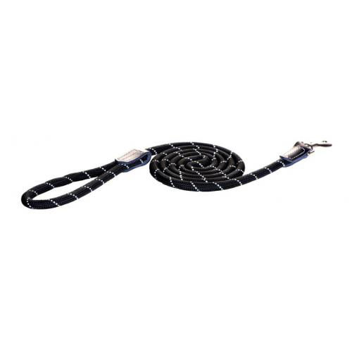 Поводок Rogz Rope Lijn Lang Black