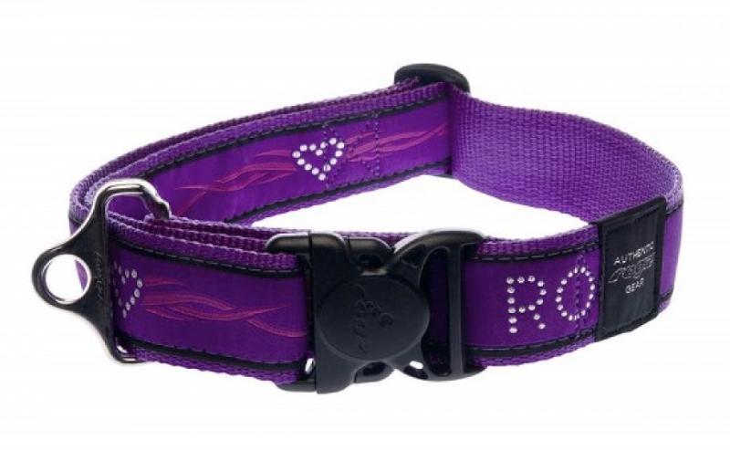 Ошейник Rogz "Fancy dress" (Purple Chrome)