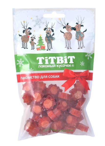 ТИТБИТ Мармелад мясной с телятиной mini Новогодняя коллекция, 70 г