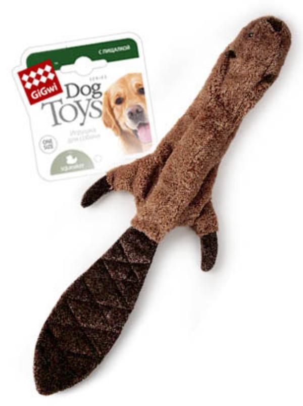 GiGwi Шкурка бобра с пищалкой