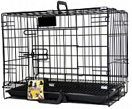 PetsLife Клетка для собаки, черная