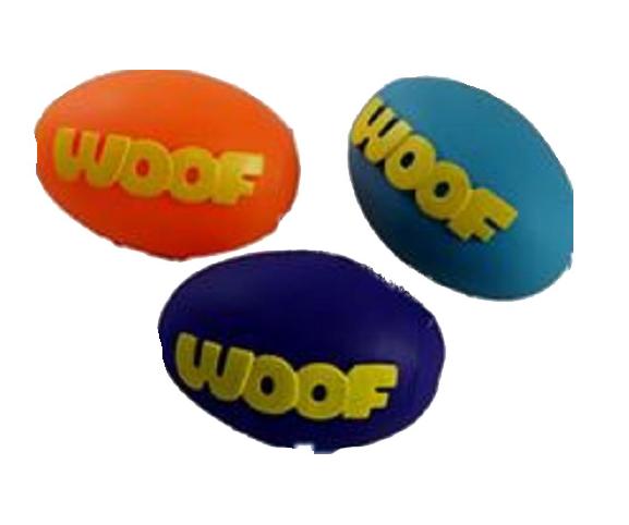 Four Pets Игрушка Мяч сплющенный WOOF, 9х7 см