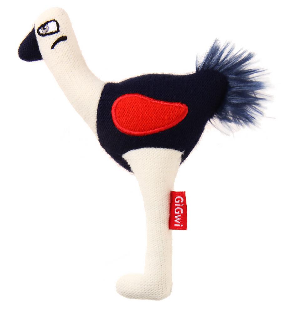 GiGwi Игрушка для собак Страус, 15 см