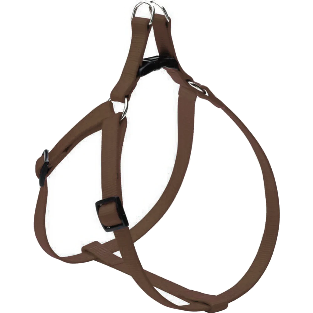 CAMON Шлея нейлоновая, коричневая