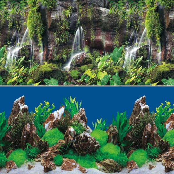 Laguna Фон 9026/9028  "Тропический водопад/Скалы в глубине"