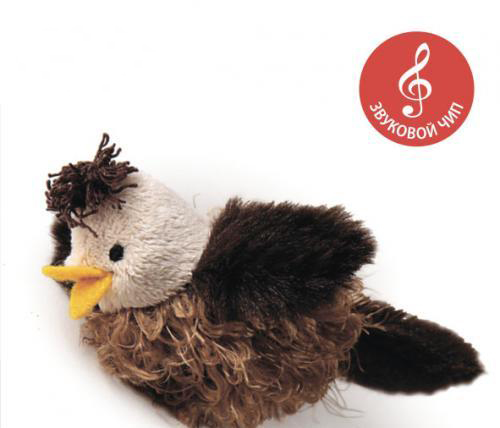 Игрушка Goods for pets "Птичка" 6 см