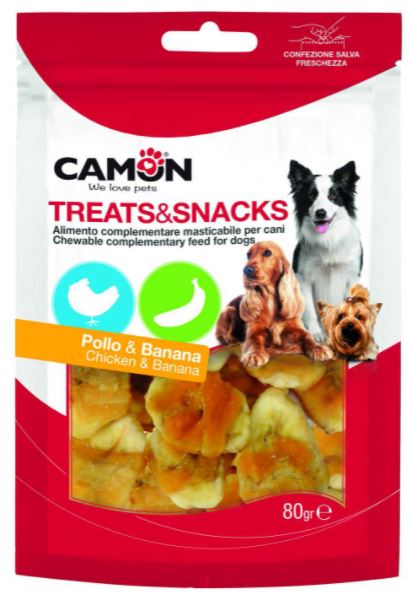 CAMON Снэки курица с бананом