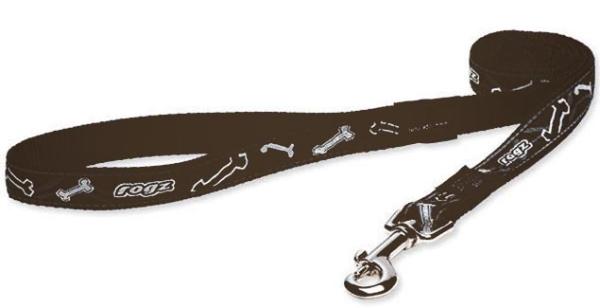 Поводок Rogz Fancy dress Bronze Bone