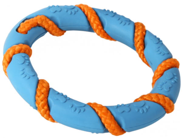 Lolo Pets Кольцо резиновое с веревкой