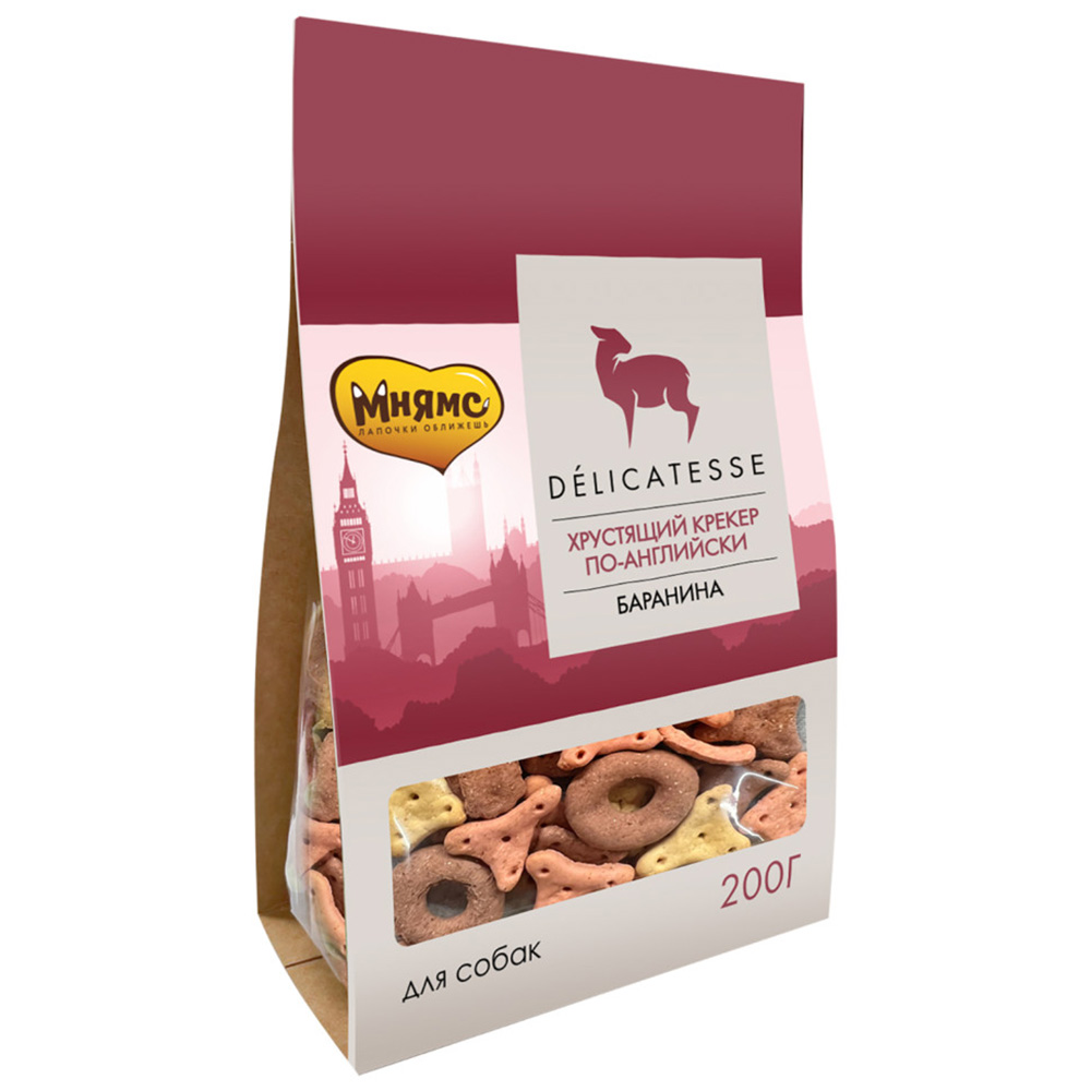 Мнямс Лакомство для собак Хрустящий крекер по-английски
