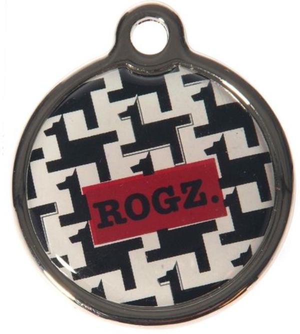 Адресник RogZ ID Tag Metal Hound Dog Black