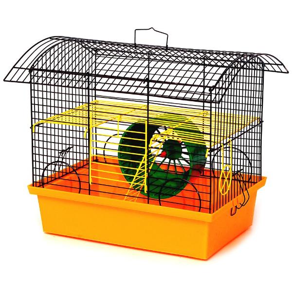 Лори Клетка для грызунов крашеная "Вагончик"