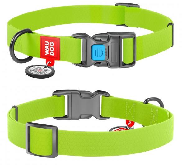 Collar Ошейник Waudog Waterproof, салатовый