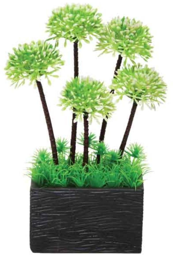 Laguna Растение 19004D "Бонсай" зеленый, 8,5х4х20 см