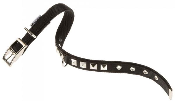 Ferplast Ошейник "DUAL PYRAMIDS", черный