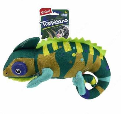 GiGwi Игрушка "Хамелеон с пищалкой"