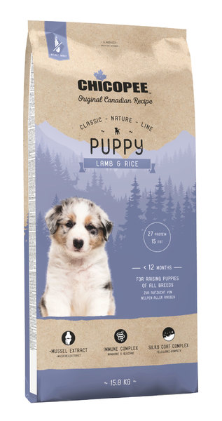 Chicopee CNL Puppy (Ягненок и рис)