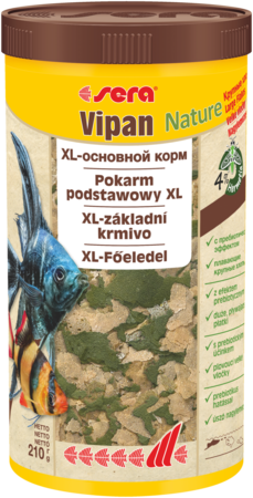 Sera Корм хлопья крупные для крупных рыб "Vipan Nature Large Flakes"