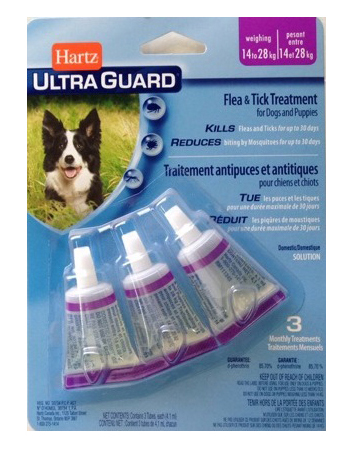 Капли противопаразитарные Ultra Guard Flea & Tick Drops "3in1"