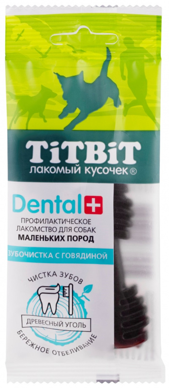ТИТБИТ Зубочистка с говядиной Dental+