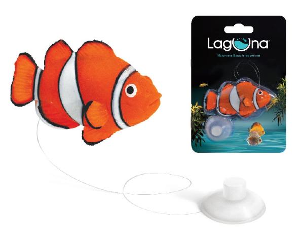 Laguna Рыбка декоративная 5001LD "Клоун", 9,7х14х2,5 см