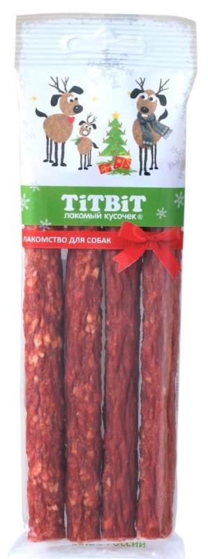 ТИТБИТ Колбаса Пикантная для собак (Новогодняя коллекция)