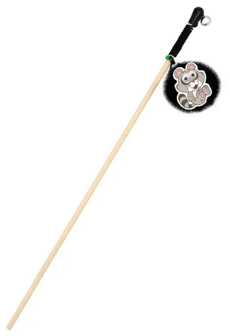 GoSi Махалка Енот с натуральной норкой