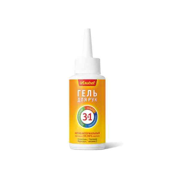 Amstrel Гель для рук антибактериальный 3 в 1