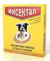 Экопром Инсектал капли для собак от 10 до 20 кг