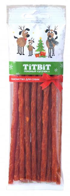 ТИТБИТ Колбаса Сальчино для собак (Новогодняя коллекция)