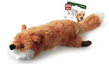 GiGwi Лиса с большой пищалкой, 63 см