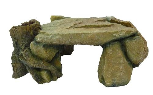 Marlin Aquarium Грот "Плато из камня с элементом дерева"