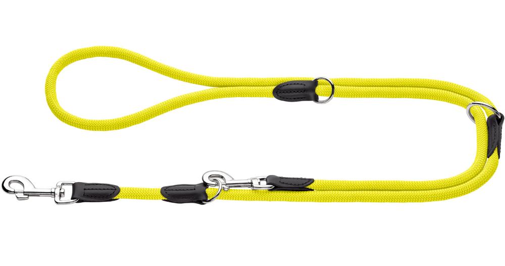Hunter Поводок T-Leash Freestyle, неоново-желтый
