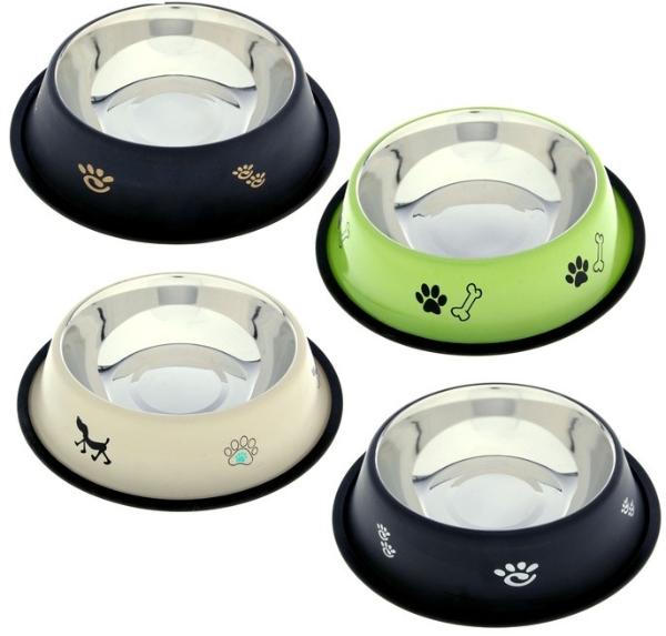 Георпласт Миска металлическая цветная с рисунком