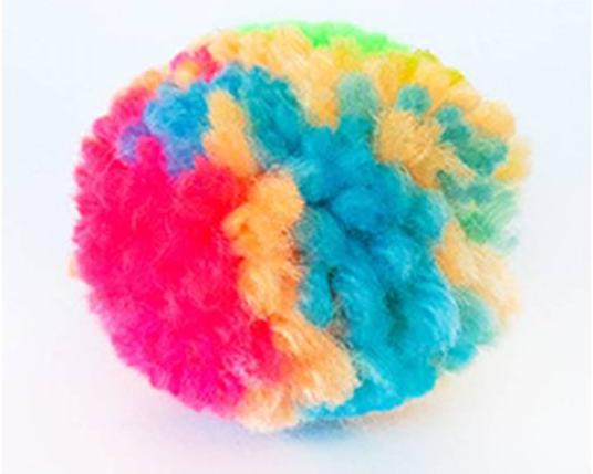 For Friends Игрушка для кошек Мяч мягкий разноцветный