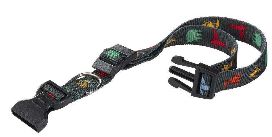 Ferplast Ошейник "CLUB CIRCUS", зеленый с рисунком