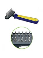 Triol 313C Расческа-грабли двухрядная Спорт