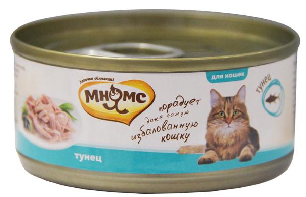 Мнямс Консервы Тунец в нежном желе