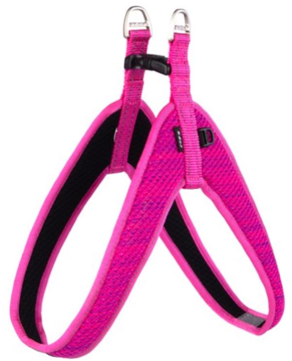 Шлейка Rogz "Fast-Fit Reflective" (Pink)