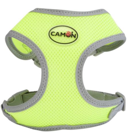 CAMON Шлея из флуоресцентного полиэстра желтая