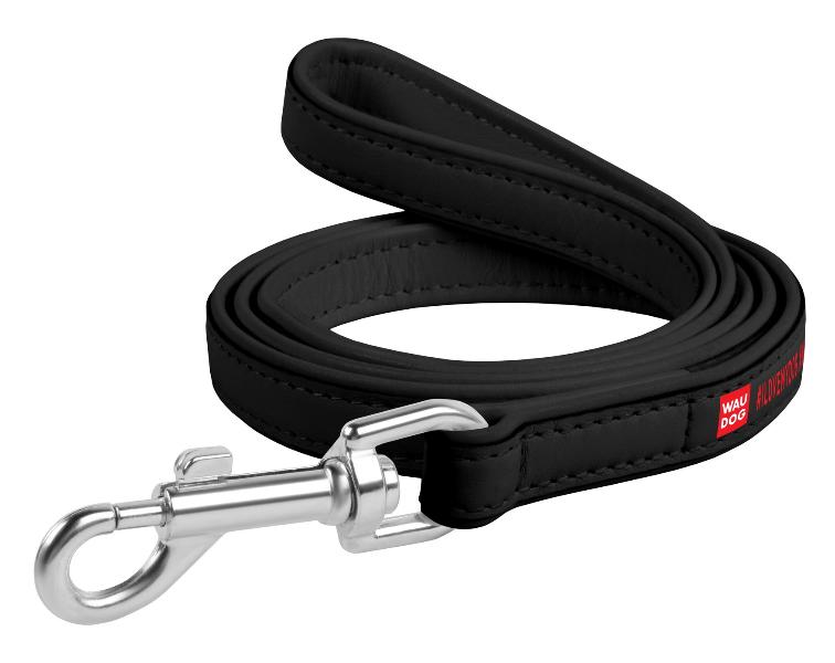 Поводок "Waudog" "Я люблю свою собаку", черный
