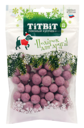 ТИТБИТ Мясные конфеты с черникой (Новогодняя коллекция)