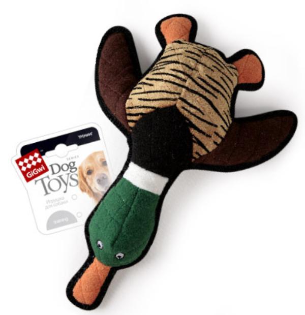 GiGwi Утка для больших собак с пищалкой