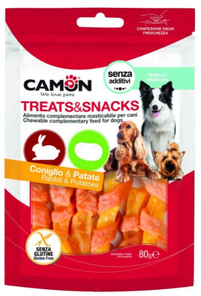 CAMON Палочки сладкий картофель с кроликом