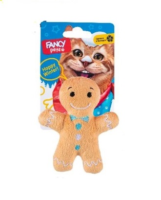 Fancy pets игрушка для кошек Имбирный человечек