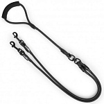 CAMON Поводок-сворка с ручкой, черный