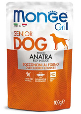 Monge Пауч Grill Senior Dog (Утка)