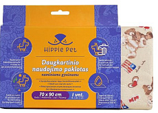 "Hippie Pet" Пеленка многоразовая 70x90 см (с медвежатами)