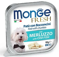 Monge Fresh Dog Паштет (Треска)