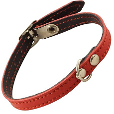 Ошейник-мини "Гамма" с кольцом, двойной